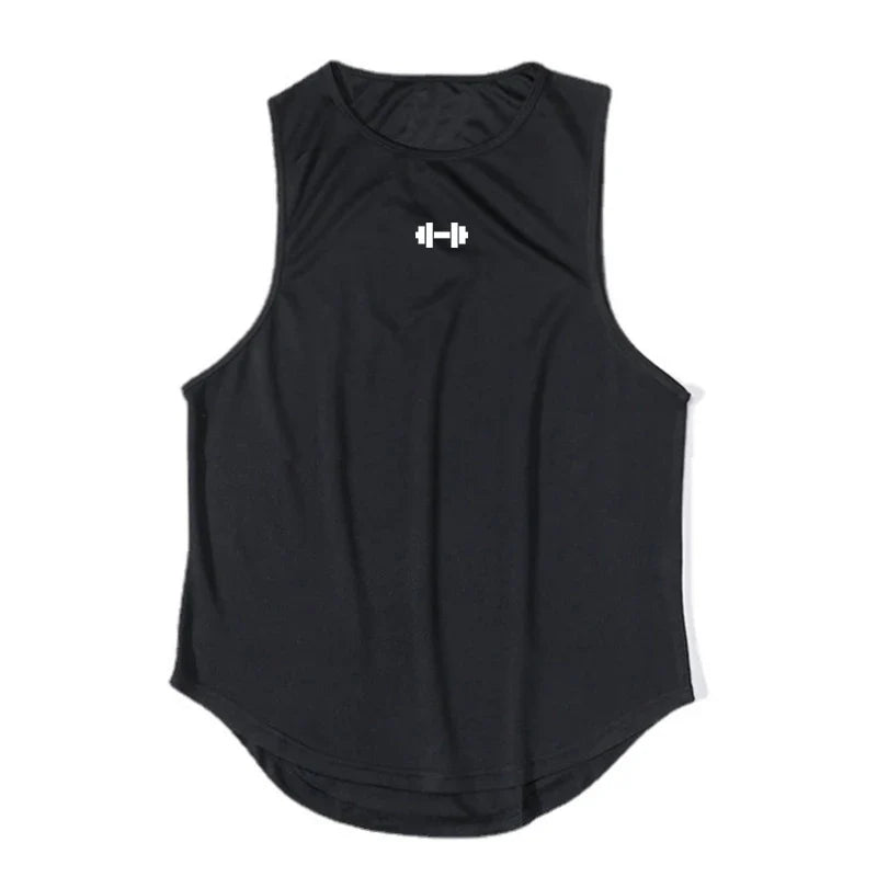Summer Men’s Gym Tank Top – Quick-Dry, Loose, Sleeveless Shirt