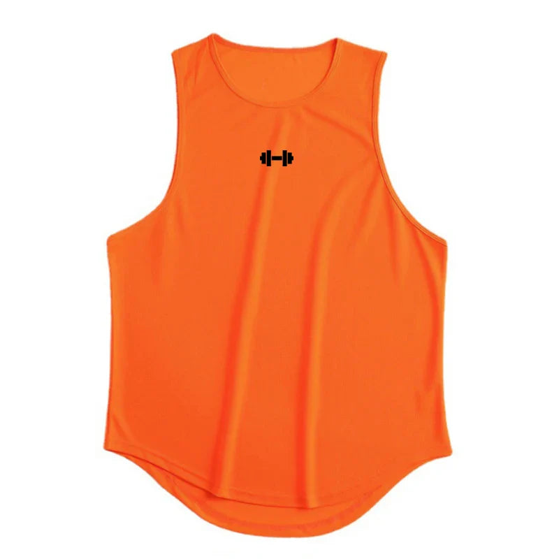 Summer Men’s Gym Tank Top – Quick-Dry, Loose, Sleeveless Shirt