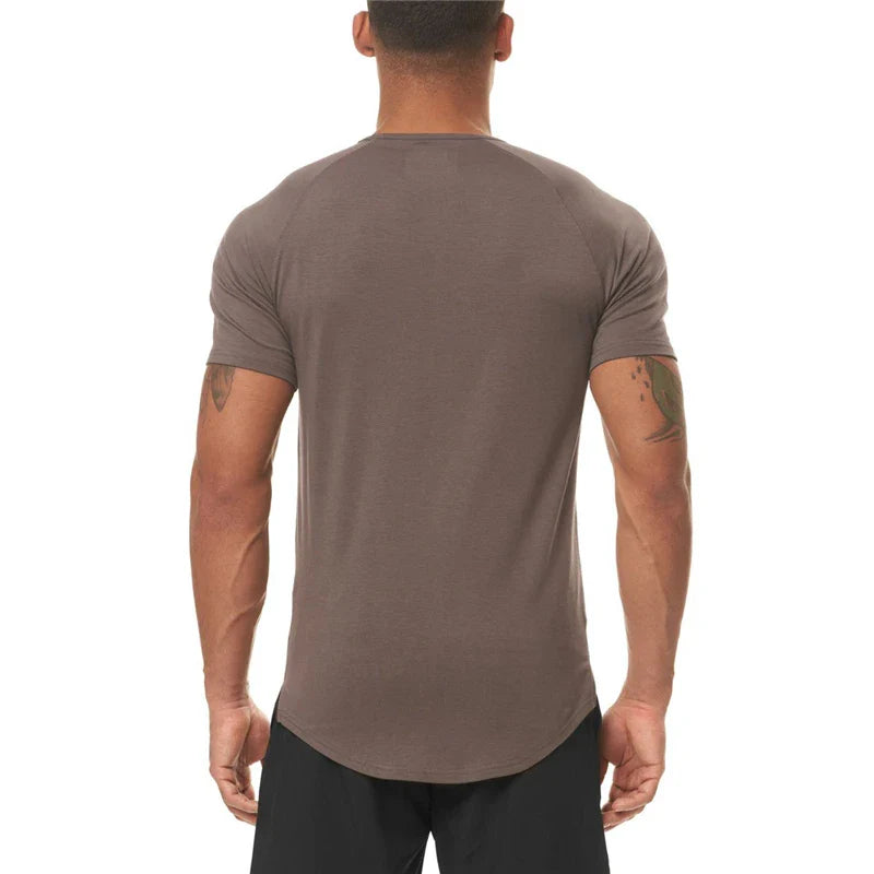 Men’s Slim Fit Gym T-Shirts – Breathable, Quick Dry, Hip Hop