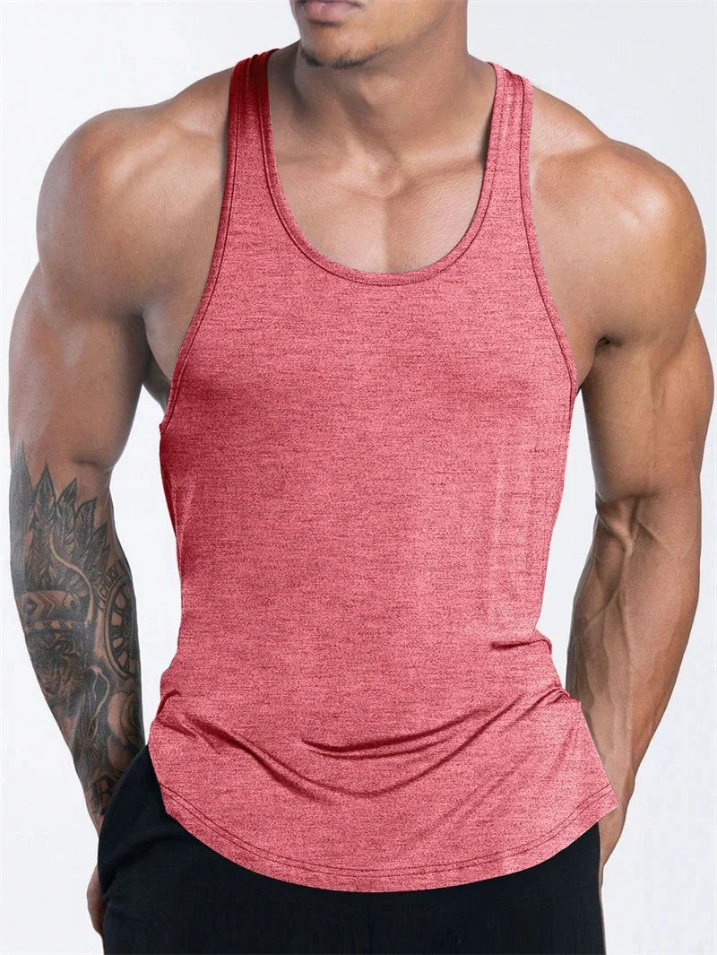 Men’s Fitness Tank Top – Gym, Running, Basketball, Quick Dry