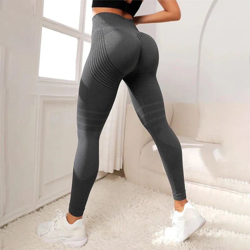 Women’s High Waist Seamless Fitness Leggings – Breathable Workout Sportswear