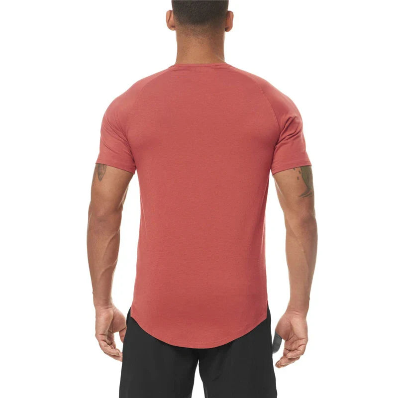 Men’s Slim Fit Gym T-Shirts – Breathable, Quick Dry, Hip Hop