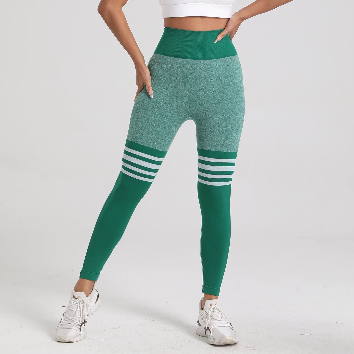 Women’s V-Back Scrunch Leggings – Butt Lifting, Athletic Yoga Pants