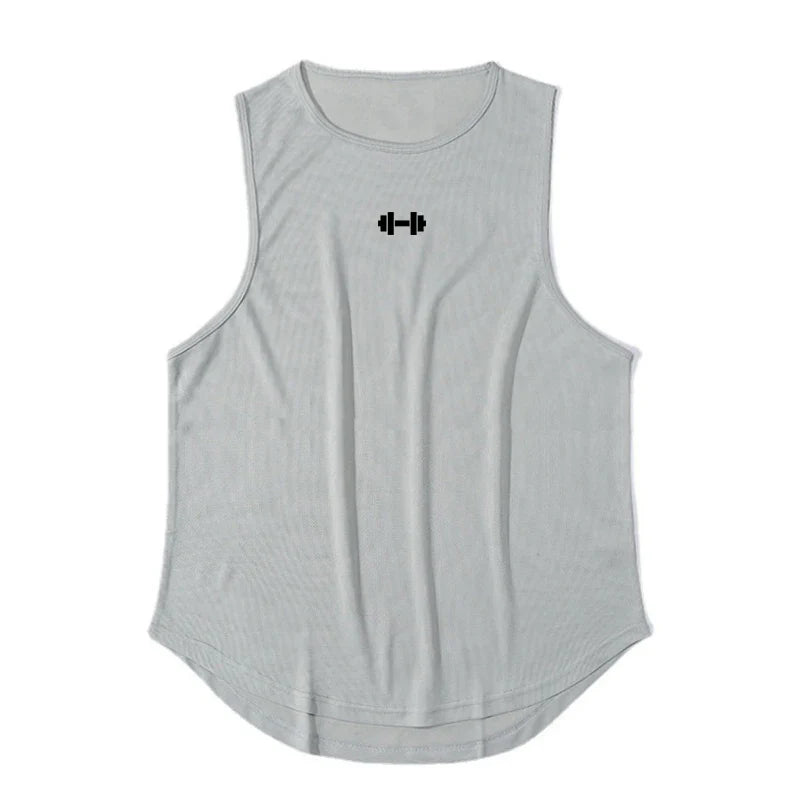 Summer Men’s Gym Tank Top – Quick-Dry, Loose, Sleeveless Shirt