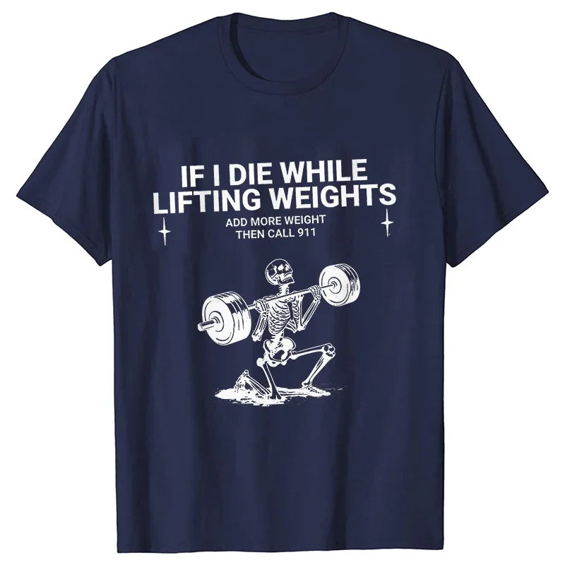 Funny Men’s Gym T-Shirts – Weightlifting, Fitness, Short Sleeve Tops