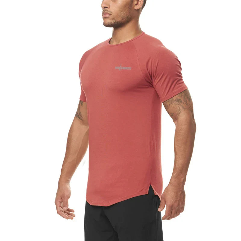 Men’s Slim Fit Gym T-Shirts – Breathable, Quick Dry, Hip Hop