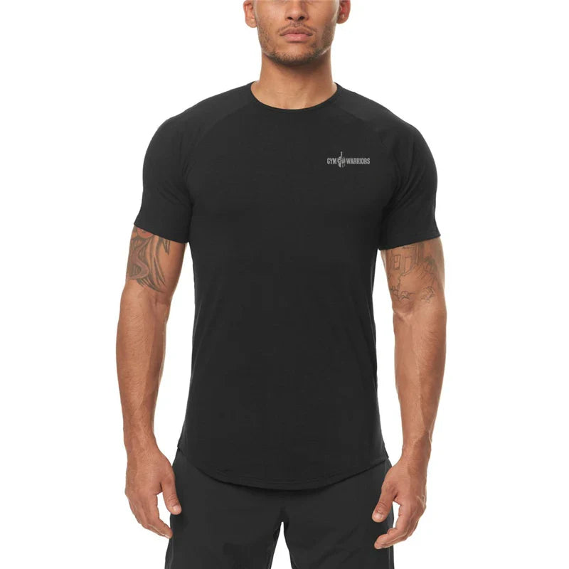 Men’s Slim Fit Gym T-Shirts – Breathable, Quick Dry, Hip Hop