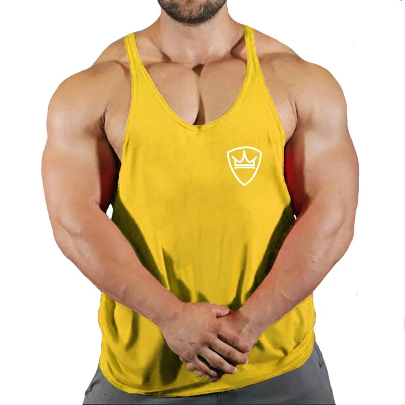 Men’s Cotton Gym Tank Top – Fitness, Bodybuilding, Sleeveless Shirt