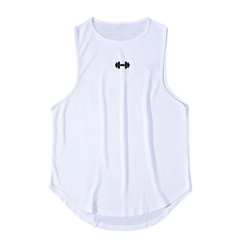 Summer Men’s Gym Tank Top – Quick-Dry, Loose, Sleeveless Shirt