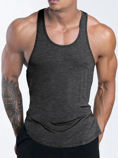 Men’s Fitness Tank Top – Gym, Running, Basketball, Quick Dry