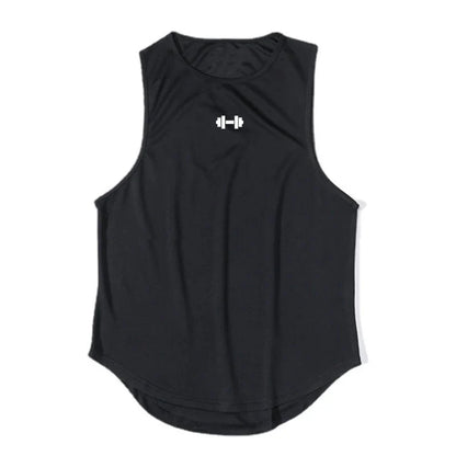 Summer Men’s Gym Tank Top – Quick-Dry, Loose, Sleeveless Shirt