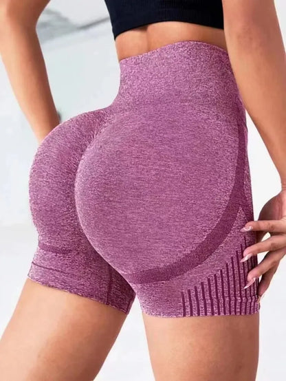 Women’s High Waist Yoga Shorts – Lift Butt, Fitness Running