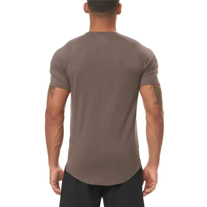 Men’s Slim Fit Gym T-Shirts – Breathable, Quick Dry, Hip Hop
