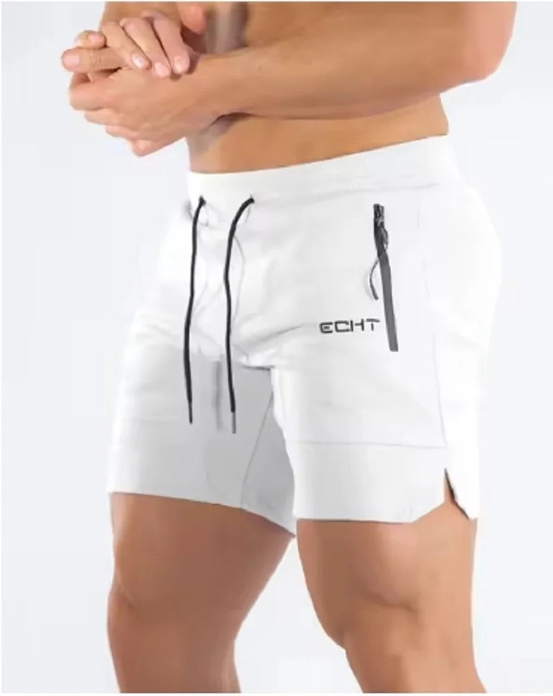 New Men’s Sports Shorts – Zip Pocket, Jogger, Fitness, Running