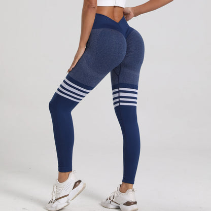 Women’s V-Back Scrunch Leggings – Butt Lifting, Athletic Yoga Pants