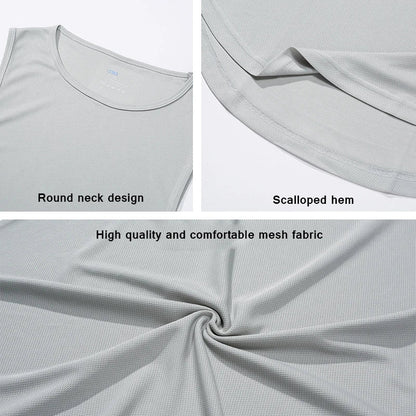 Summer Men’s Gym Tank Top – Quick-Dry, Loose, Sleeveless Shirt