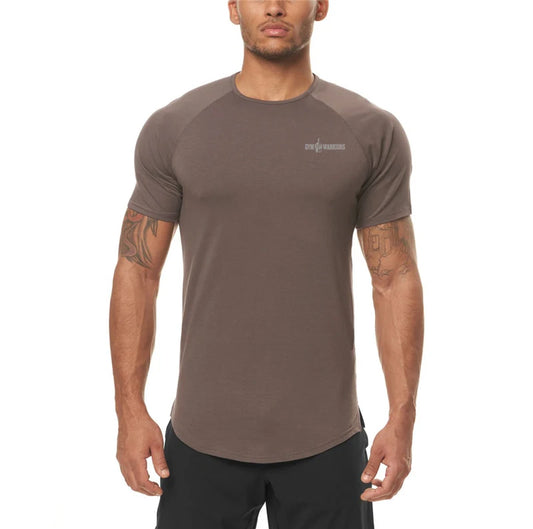 Men’s Slim Fit Gym T-Shirts – Breathable, Quick Dry, Hip Hop