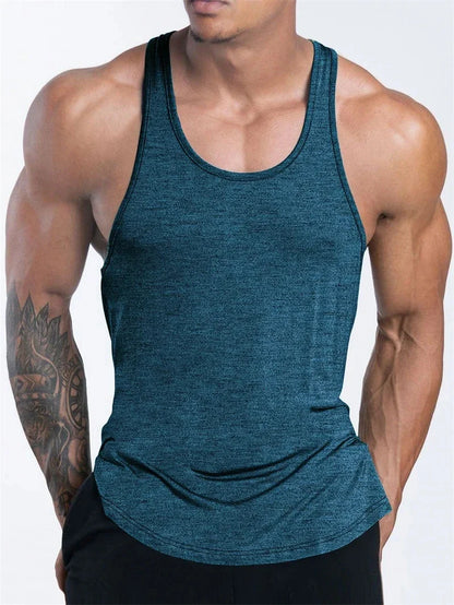 Men’s Fitness Tank Top – Gym, Running, Basketball, Quick Dry