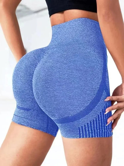 Women’s High Waist Yoga Shorts – Lift Butt, Fitness Running