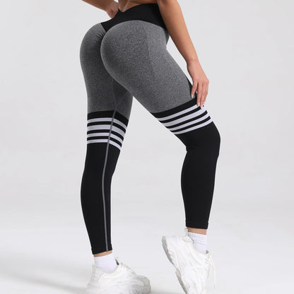 Women’s V-Back Scrunch Leggings – Butt Lifting, Athletic Yoga Pants