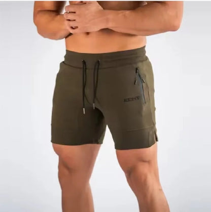 New Men’s Sports Shorts – Zip Pocket, Jogger, Fitness, Running