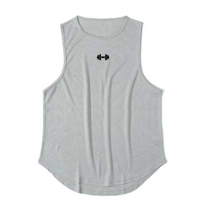 Summer Men’s Gym Tank Top – Quick-Dry, Loose, Sleeveless Shirt