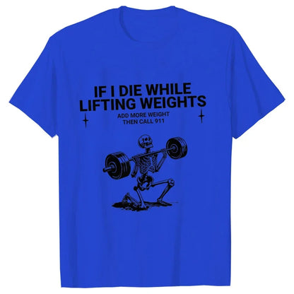 Funny Men’s Gym T-Shirts – Weightlifting, Fitness, Short Sleeve Tops