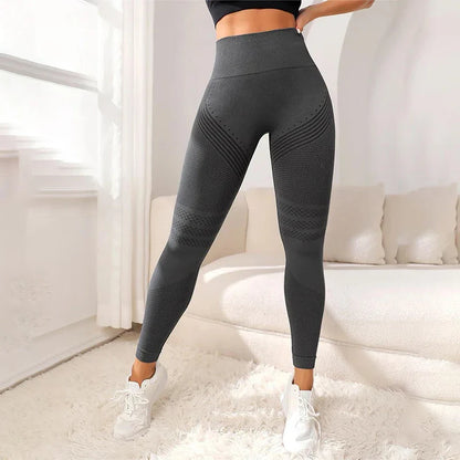 Women’s High Waist Seamless Fitness Leggings – Breathable Workout Sportswear